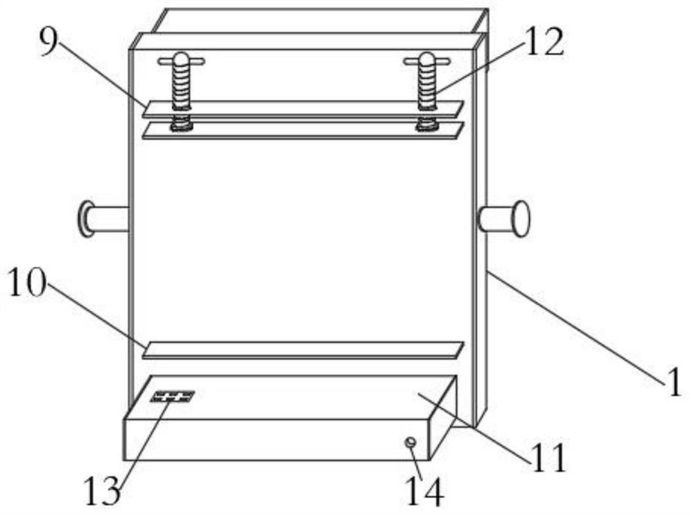 Multi-angle adjustable display device for financial accounting teaching