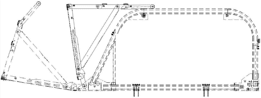 A three-dimensional garage that rotates and slides without avoidance