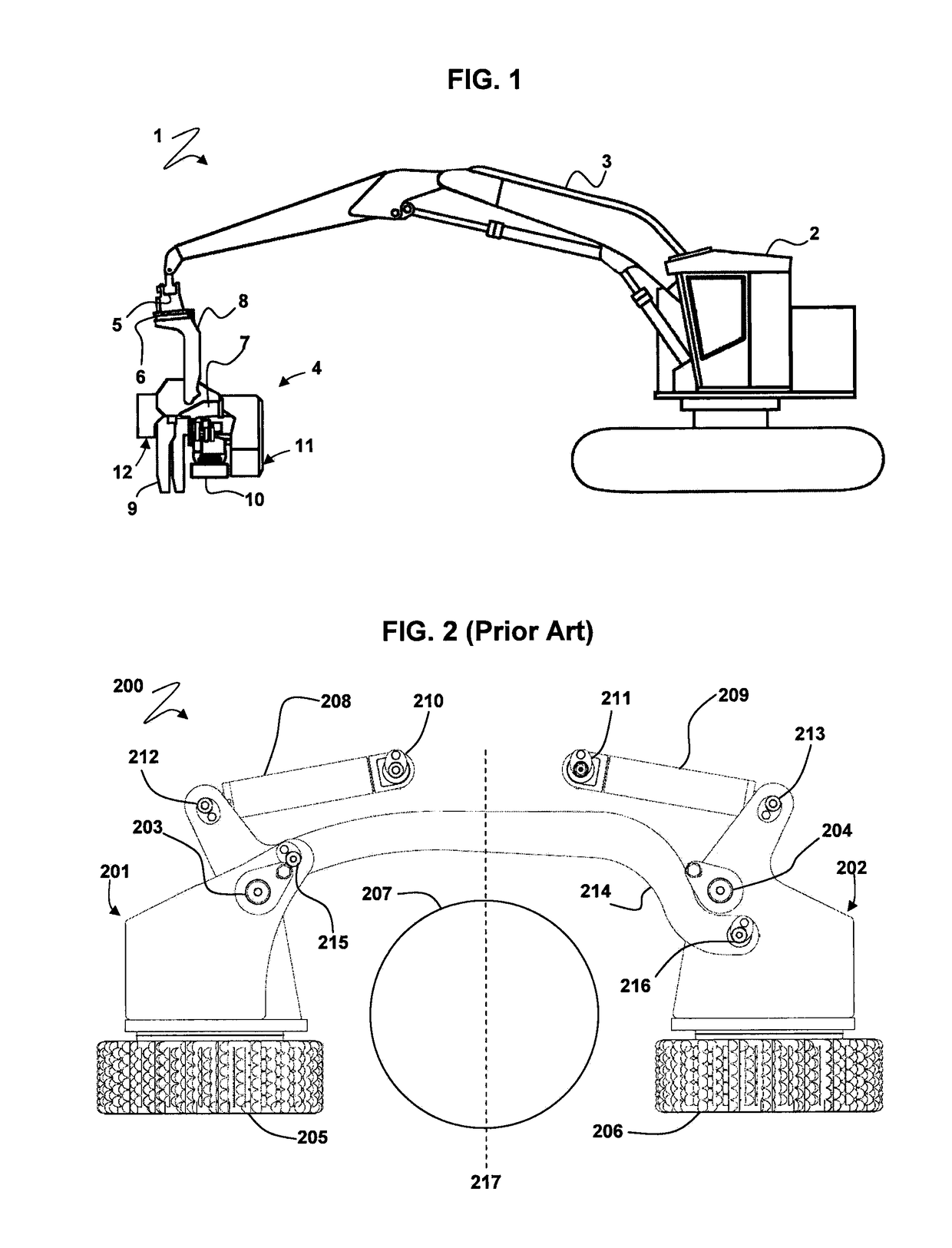 Timber-working head and method of operation