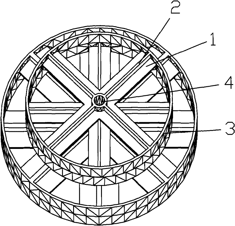 A three-dimensional multi-directional wave-absorbing element and its component and its application