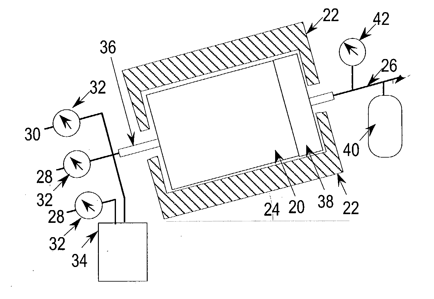 Apparatus and method of treating fine powders