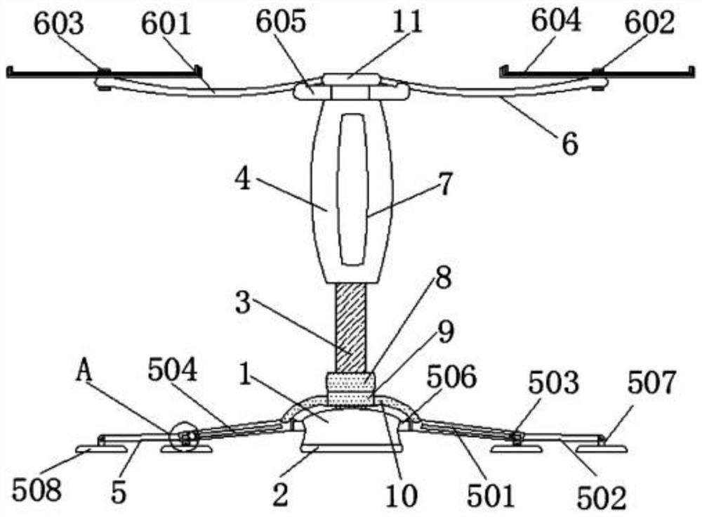 Dining table dinner plate bearing device capable of being freely folded and unfolded and utilizing unoccupied space and using method of dining table dinner plate bearing device