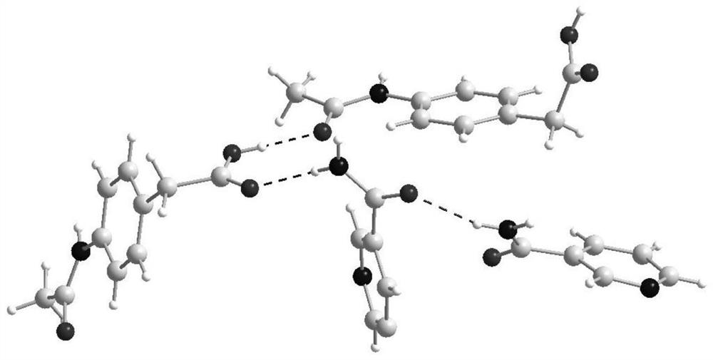 Aclatacit pharmaceutical co-crystal and preparation method thereof