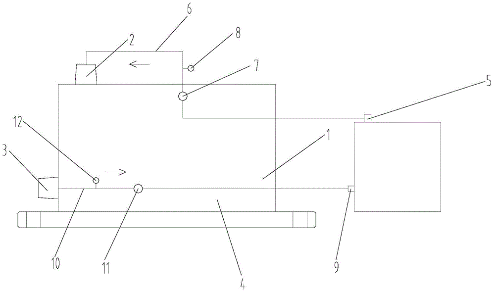 Bearing heat radiation remote monitoring system