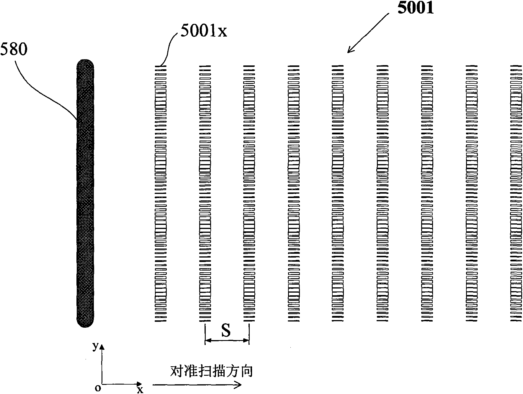 Alignment system for lithography equipment, lithography equipment and aligning method thereof
