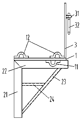 Fabricated building outer protective frame and fabricated building construction method