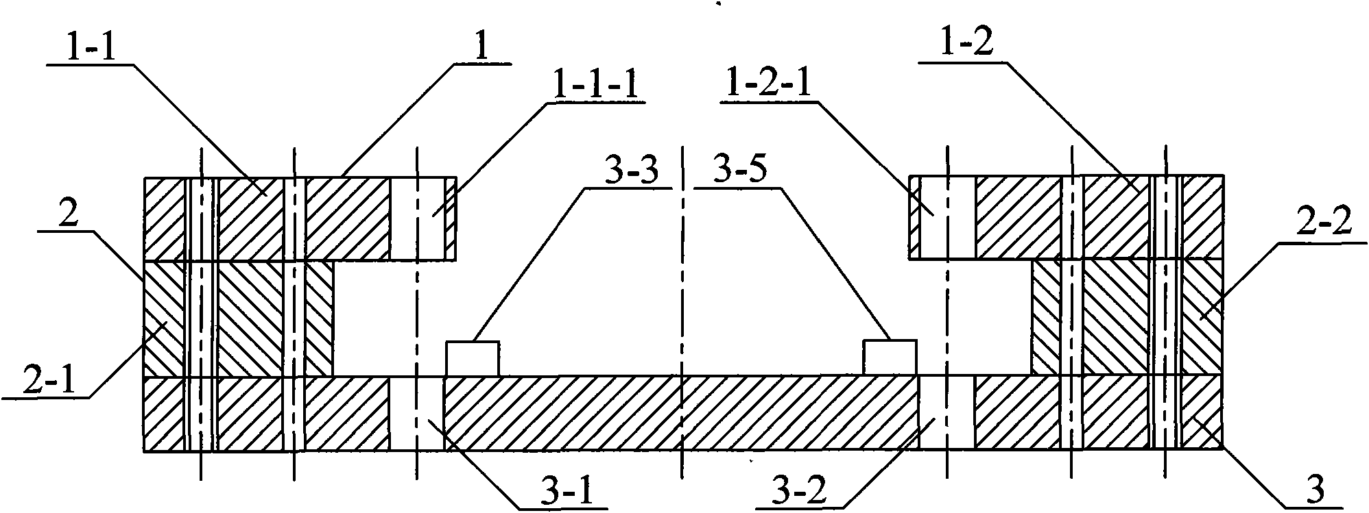 Drill jig for processing positioning holes of bead-fixed ring