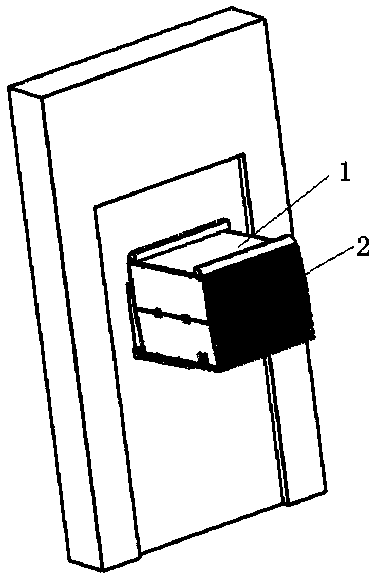 Household foldable express reception device