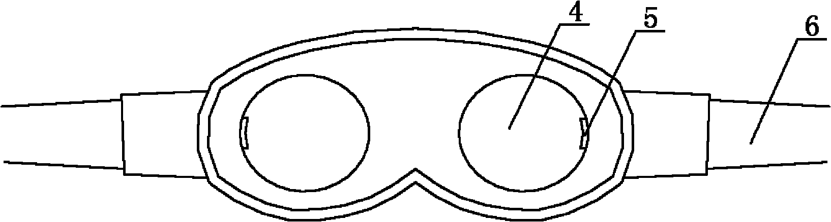 Eyeshade of sericulture series products