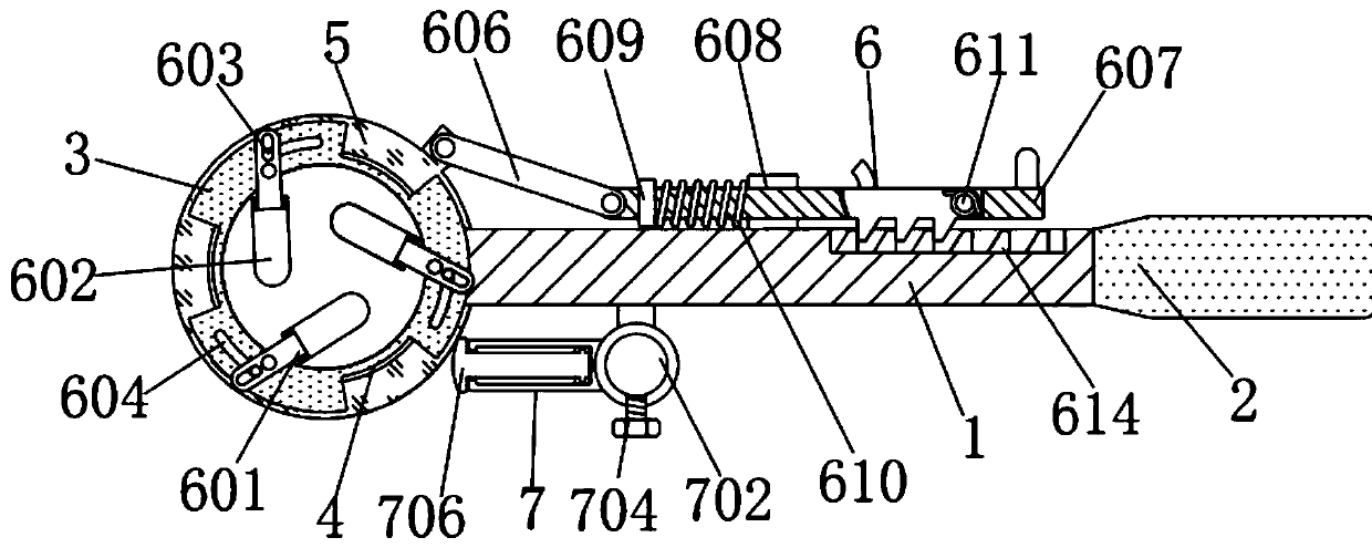 Intramedullary nail accurate positioning mounting frame