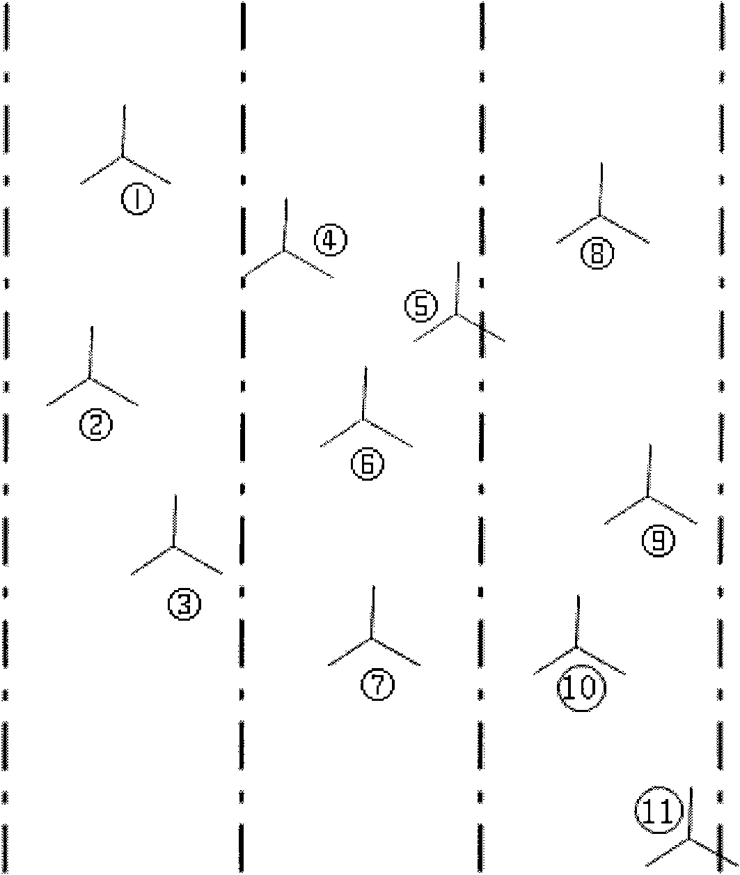 Method for allocating scrambling codes in self-adapting mode for a WCDMA network