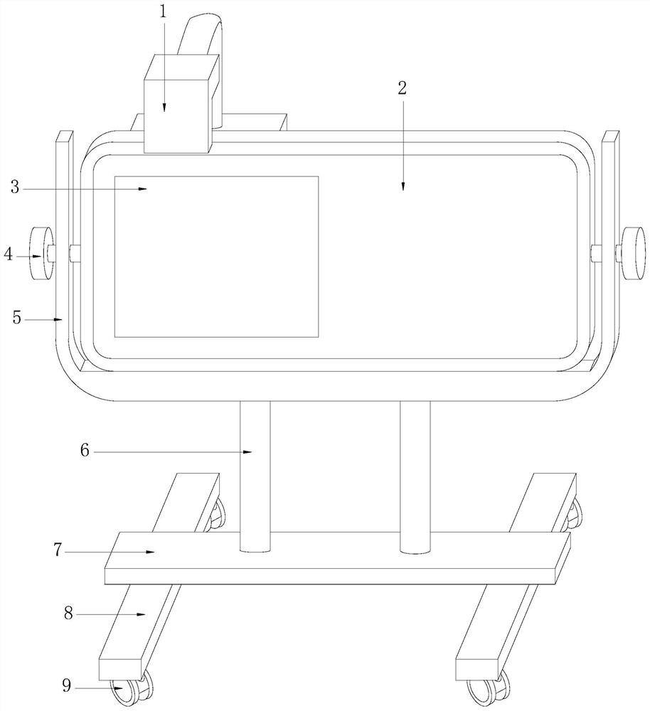 A teaching hanger with lighting function