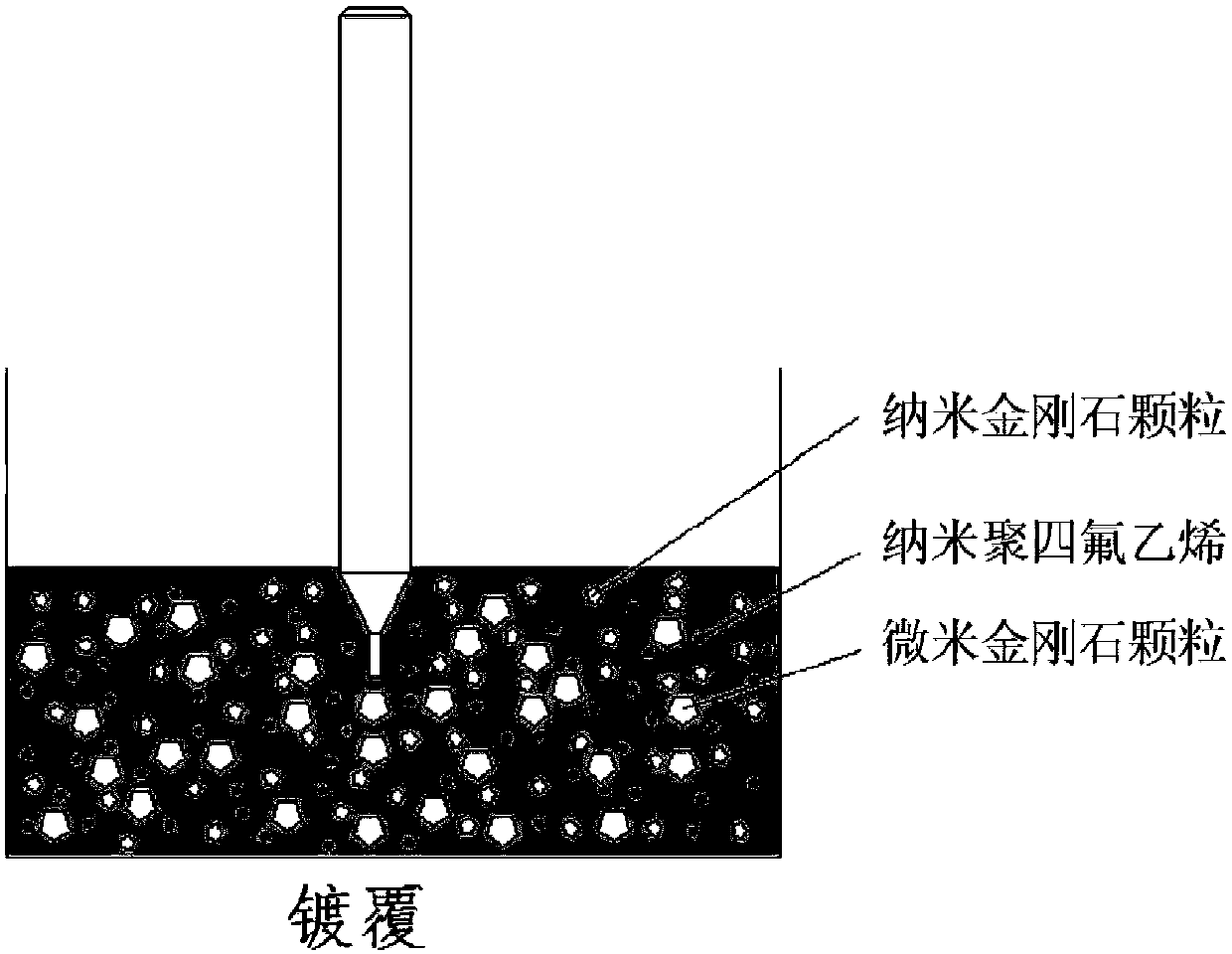 Diamond micro drilling tool and machining method thereof