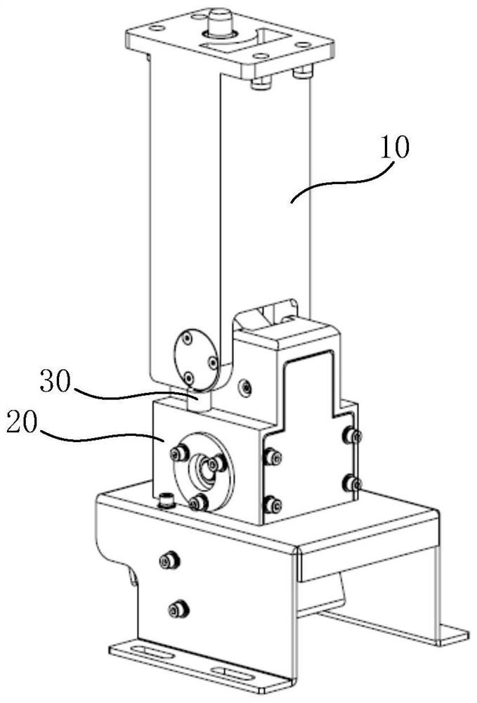 Mechanical arm locking mechanism of moving DR