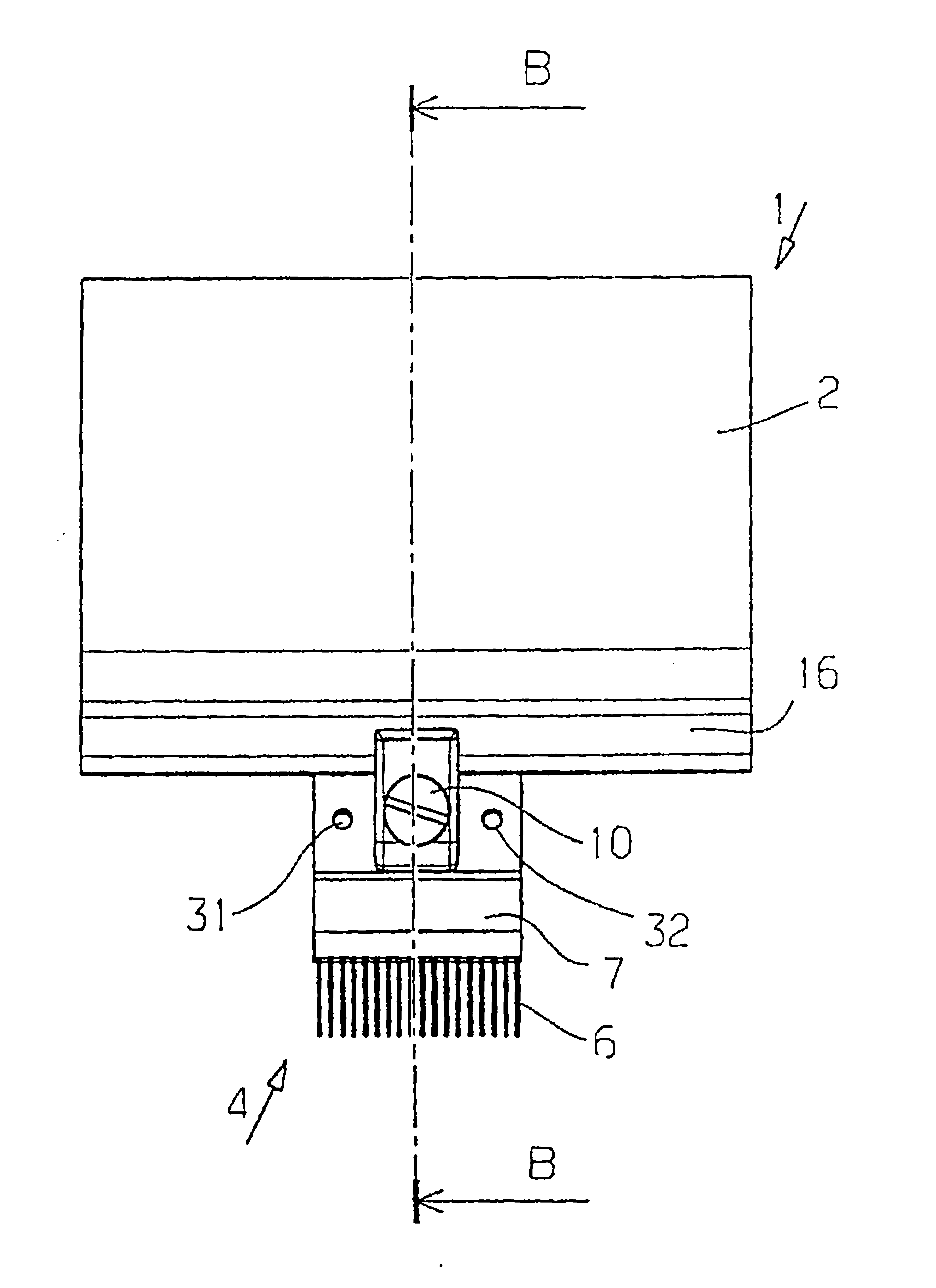 Actuating tool bar