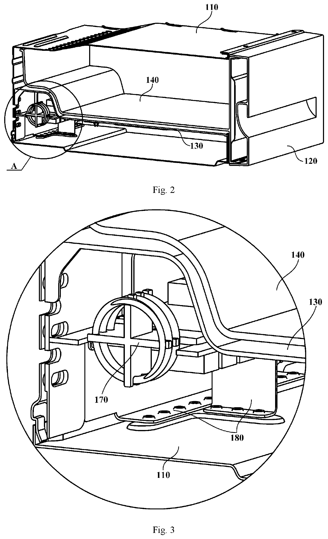 Refrigerating and freezing device