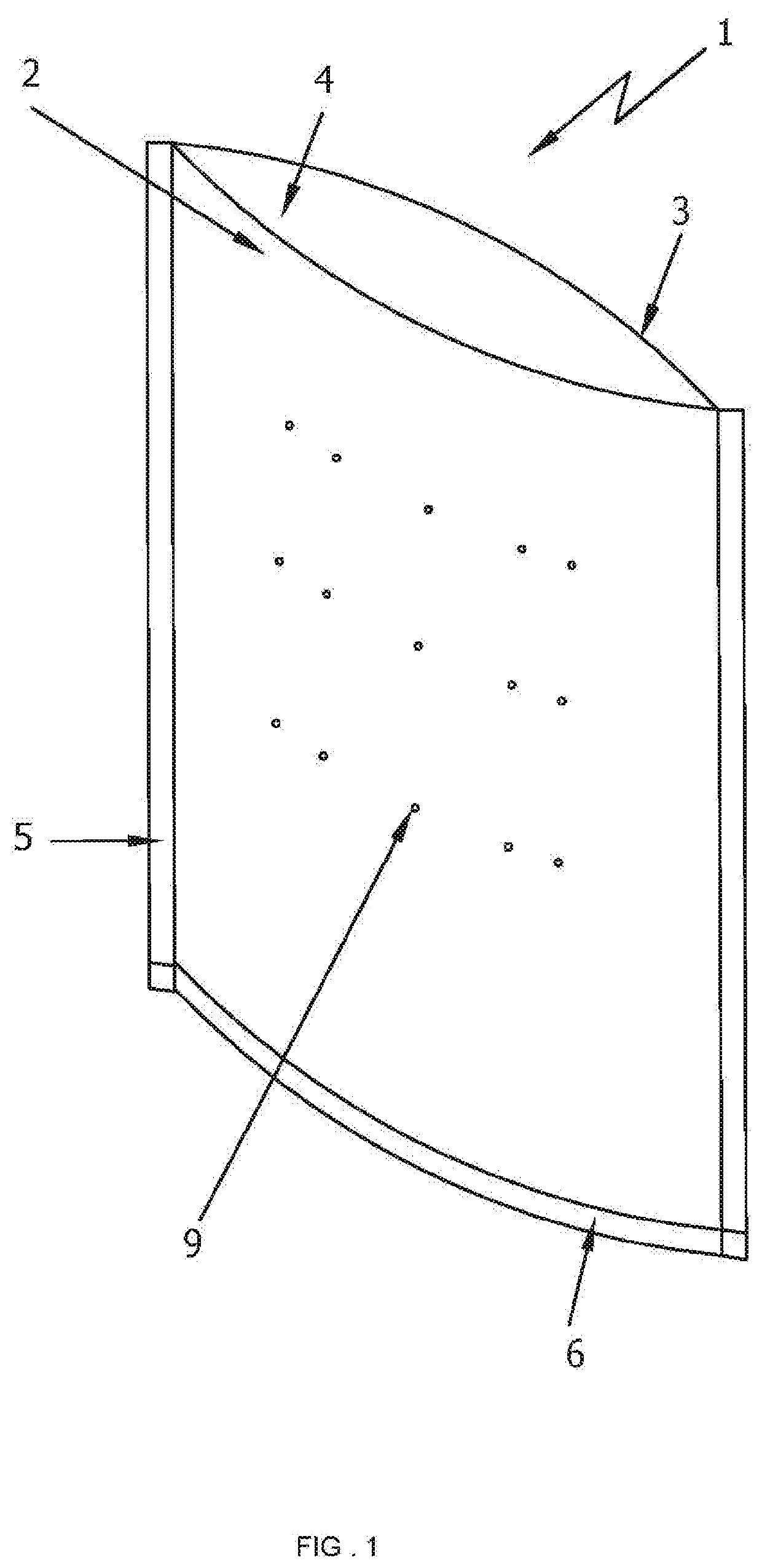 Flexible package for packing fresh produce made from a biodegradable flexible film