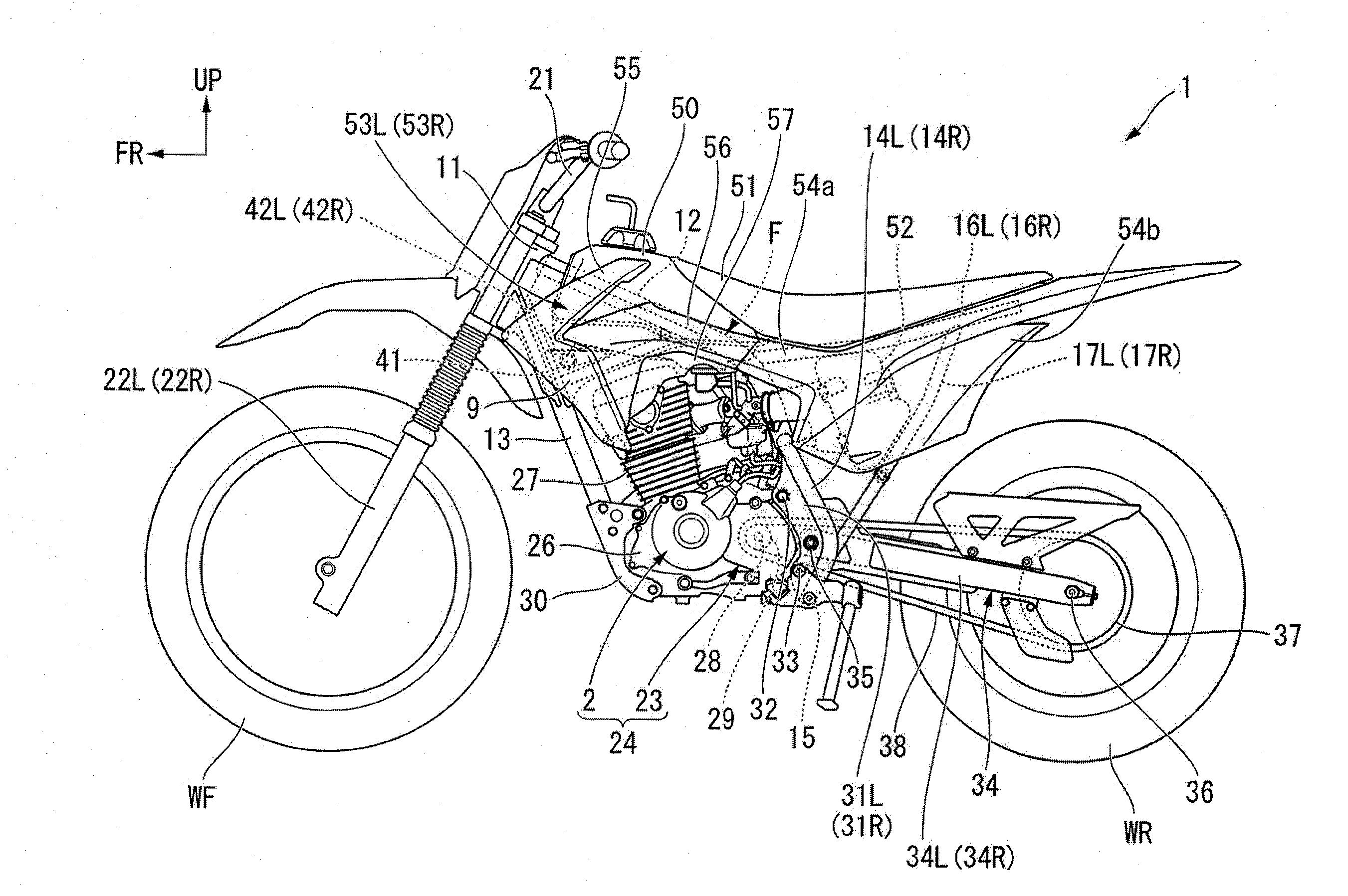 Tank cover attachment structure of straddle type vehicle - Eureka | Patsnap