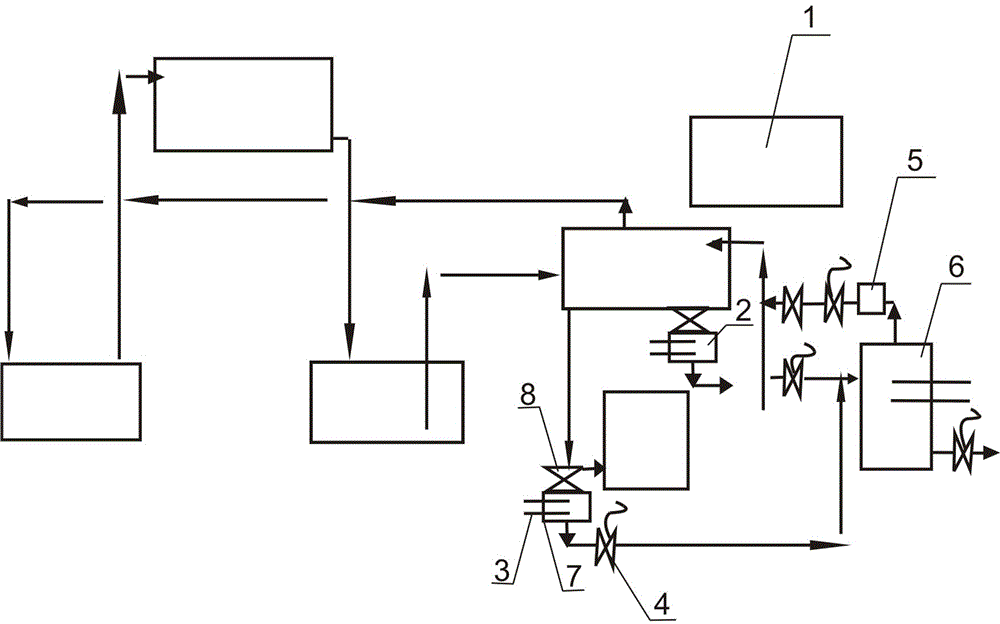 Automatic water and oil discharging device for ammonia refrigeration system