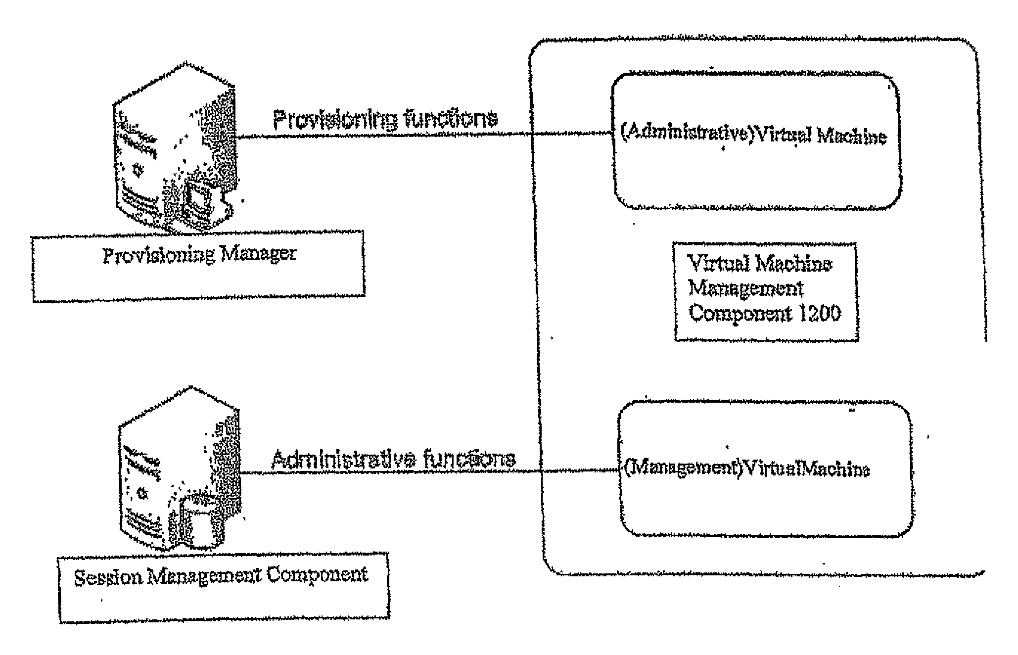 Methods and systems for interacting, via a hypermedium page, with a virtual machine