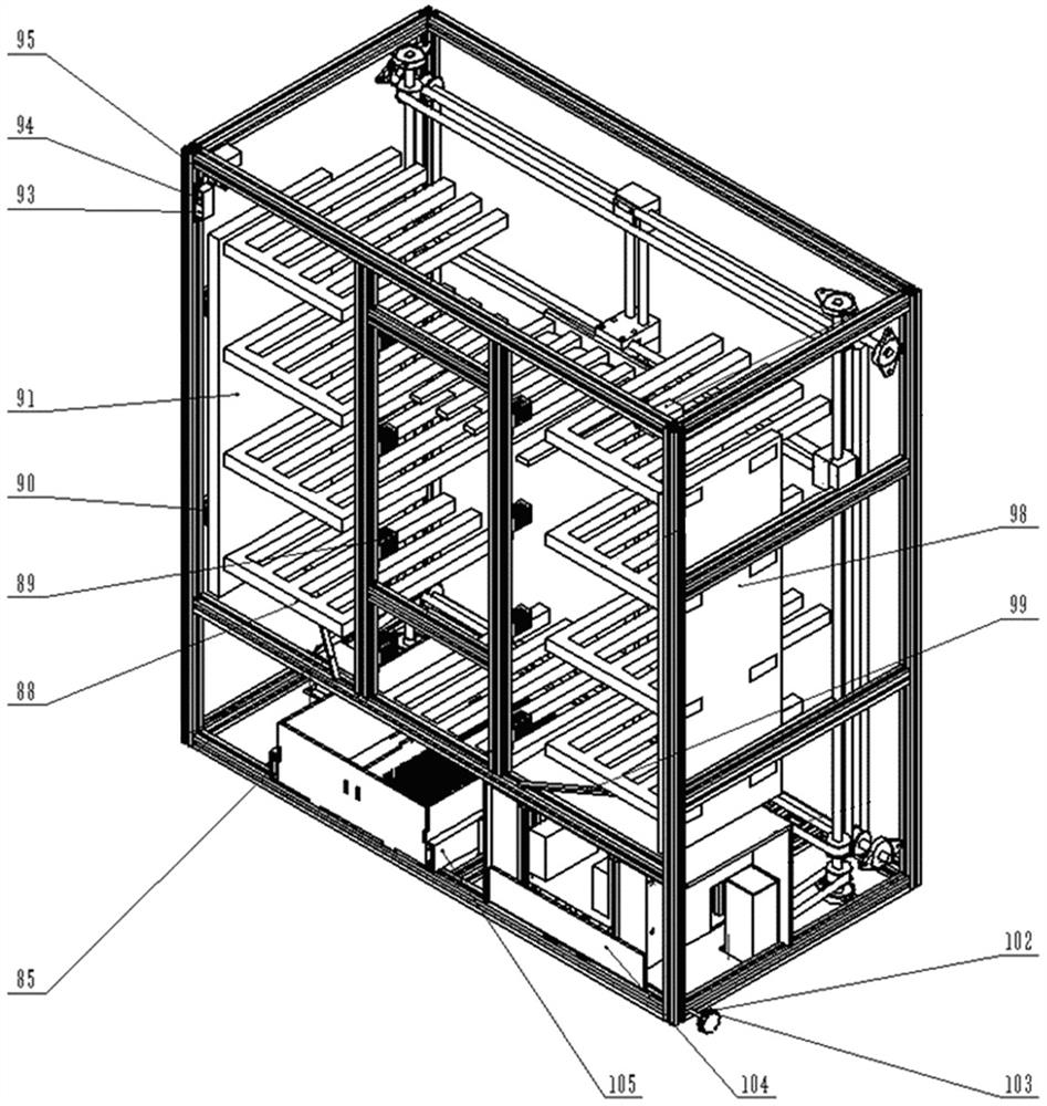 Multifunctional shoe storing and taking device based on comb type transportation