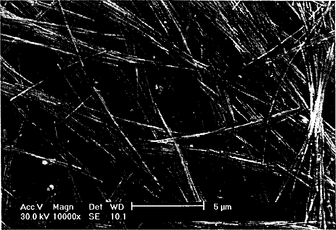 Method for reduction preparation of silver nanowire by composite solvent