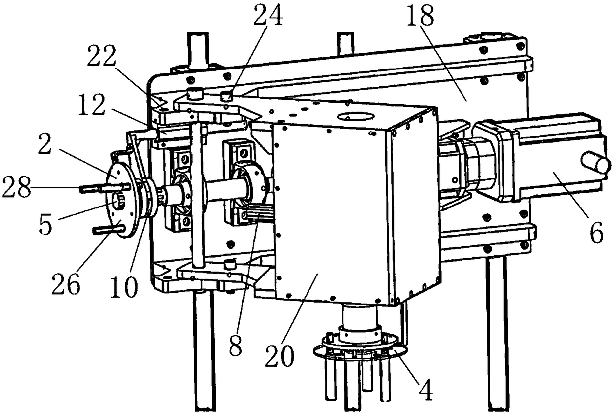 Valve rod valve rotating device
