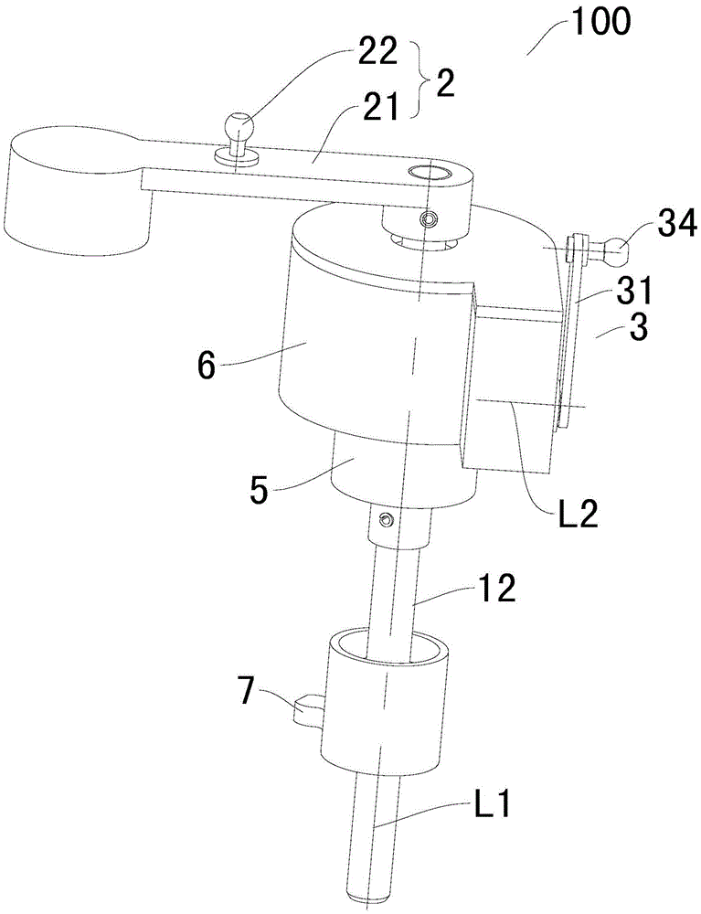 Gear selection shift assembly and vehicle with same