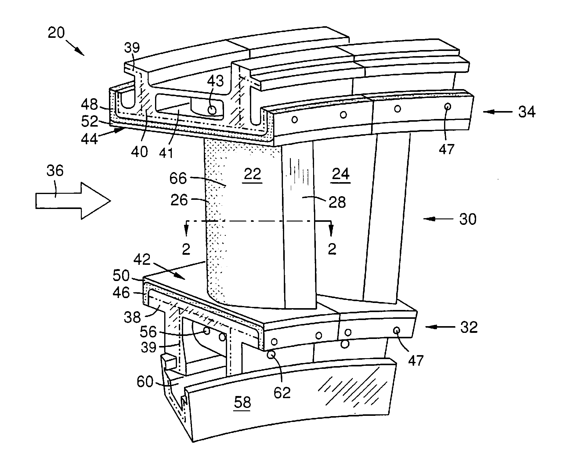 CMC Vane Assembly Apparatus and Method