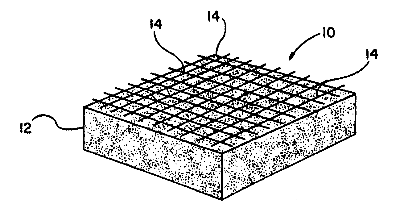 Silicone-impregnated foam product and method for producing same