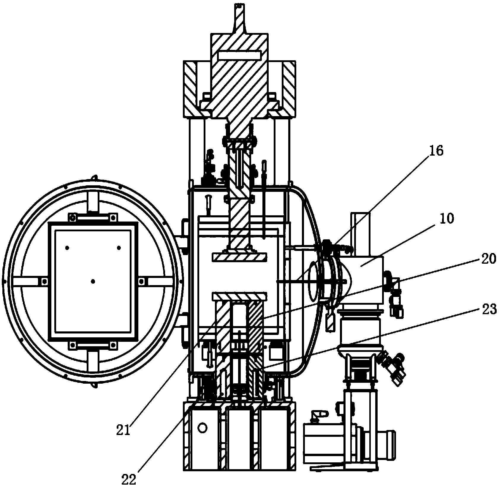 Large vacuum hot-pressing furnace