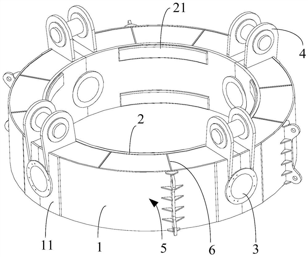 Manufacturing method of double-tube ring beam