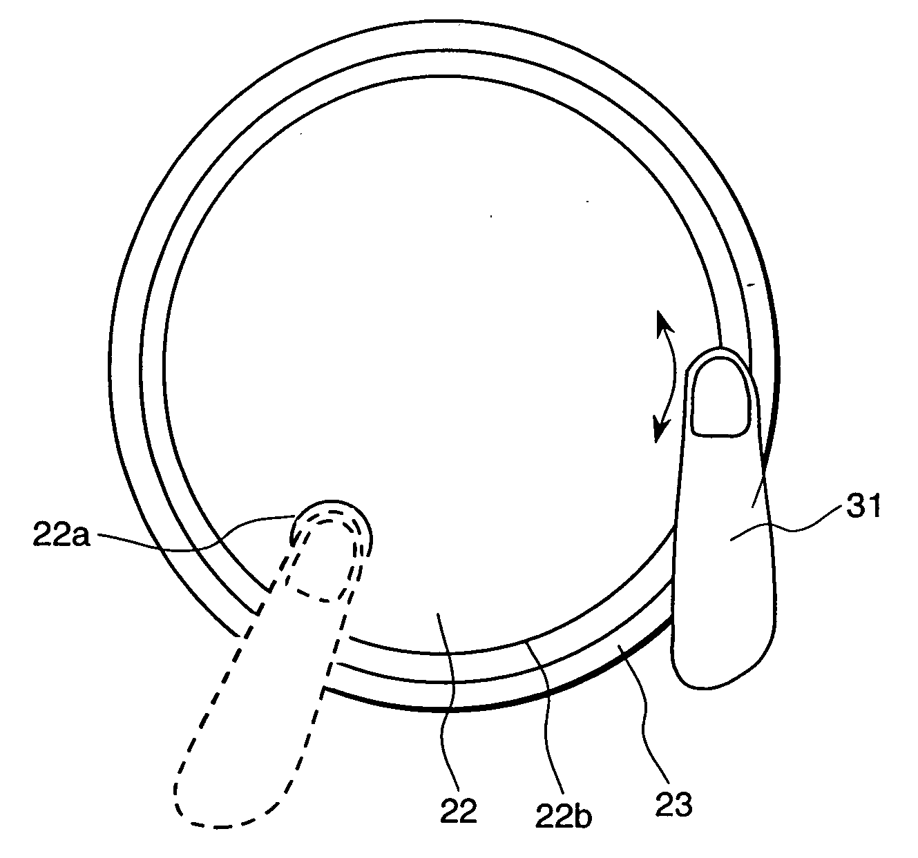 Control dial and optical disk apparatus having the control dial