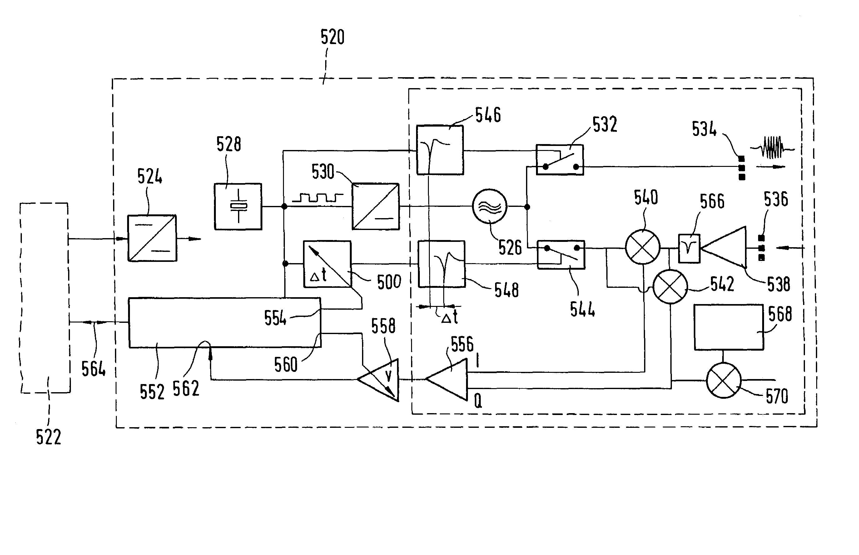 Method and device for the adaptive regulation of power