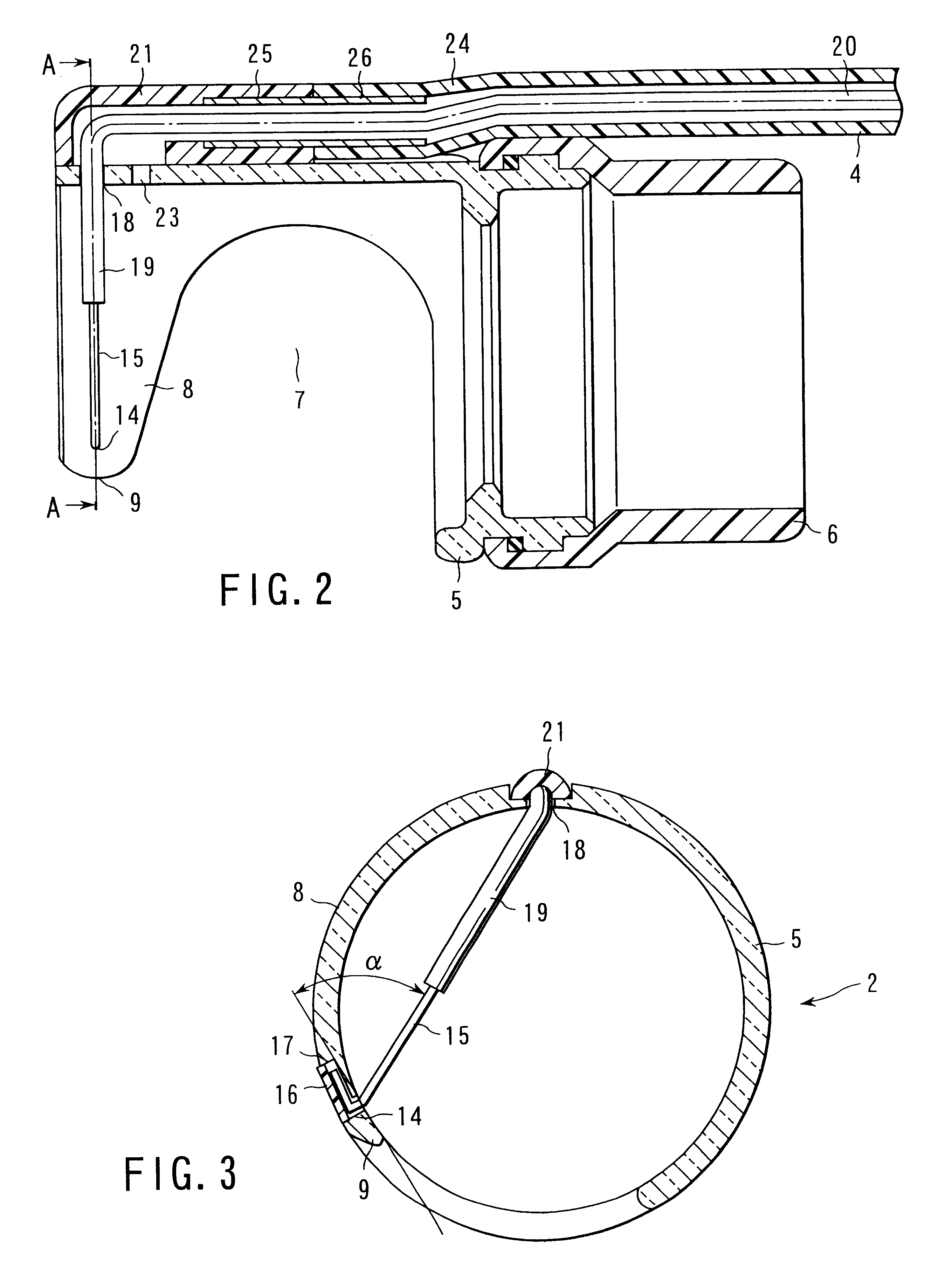 Treatment apparatus for endoscope