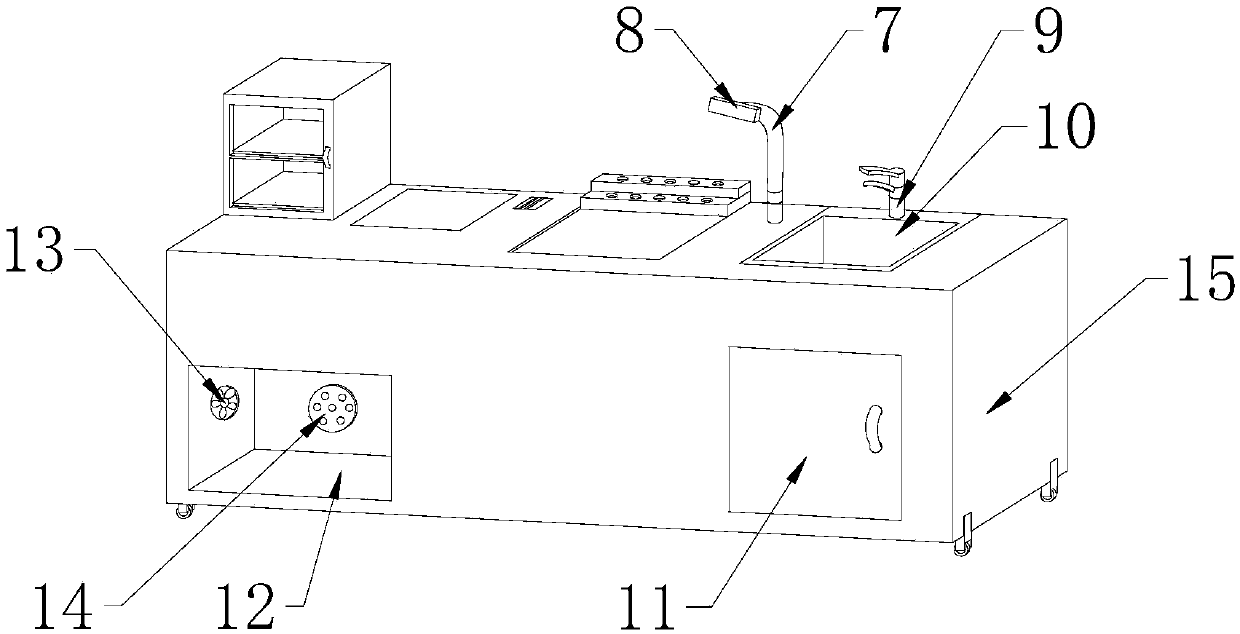 Multifunctional experiment platform for clinical inspection