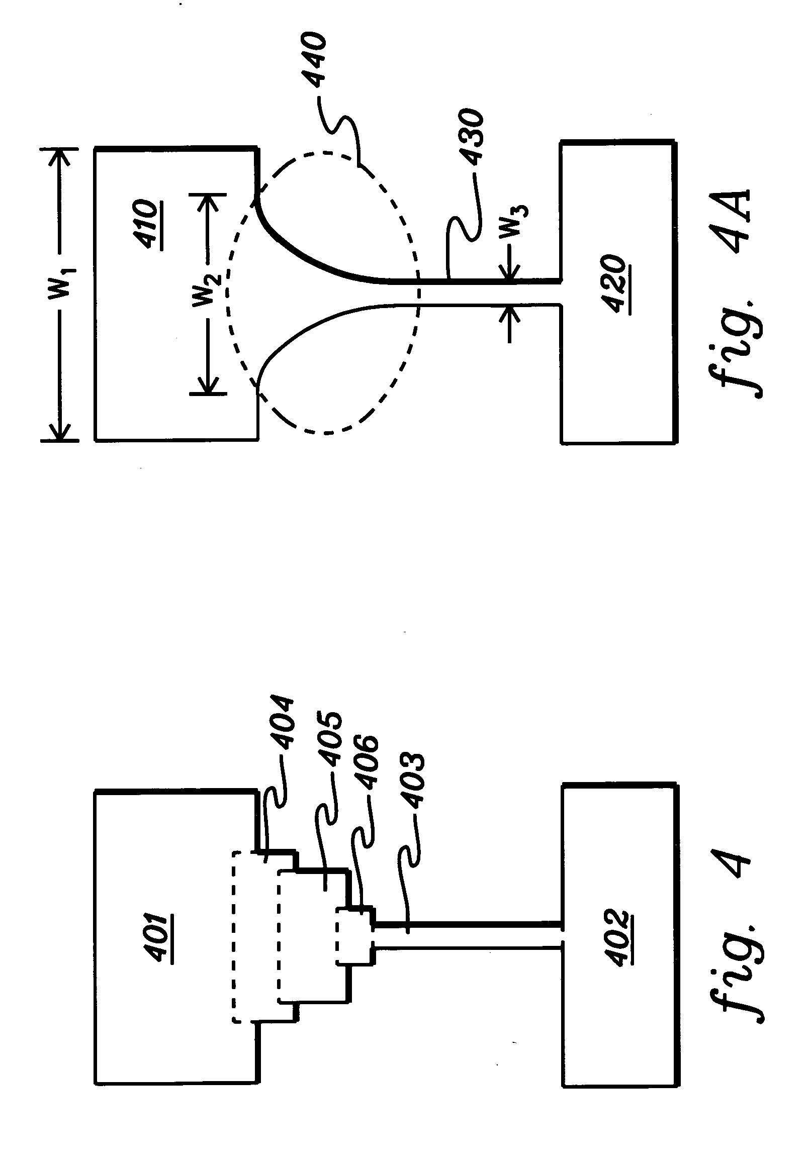 Electrically programmable fuse structures with narrowed width regions configured to enhance current crowding and methods of fabrication thereof