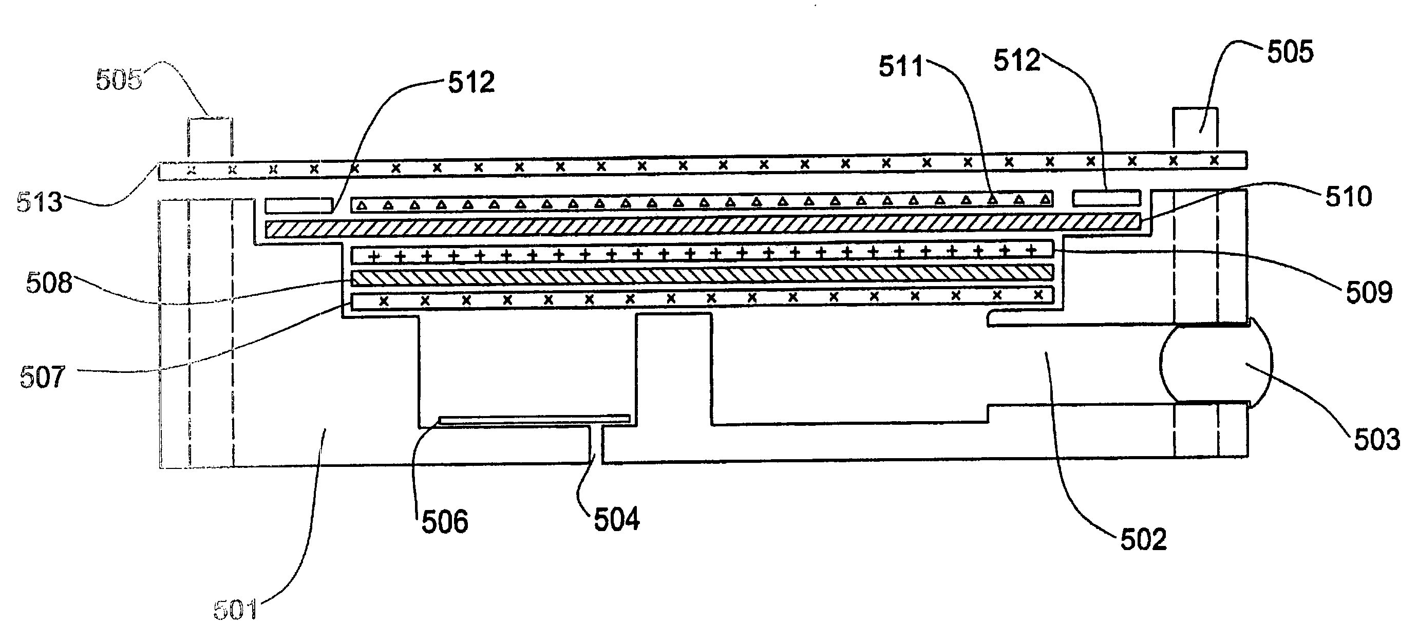 Direct oxidation fuel cell with a divided fuel tank having a movable barrier pressurized by anode effluent gas