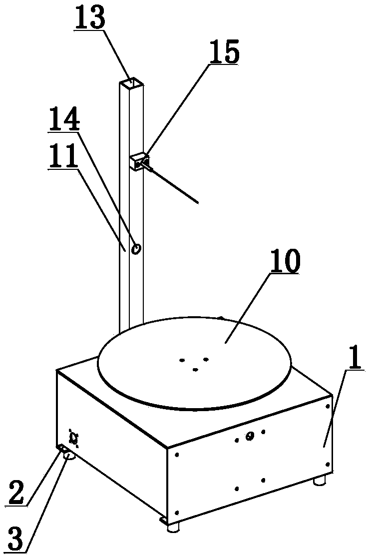 Polyester fiber filter cartridge centrifugal test device