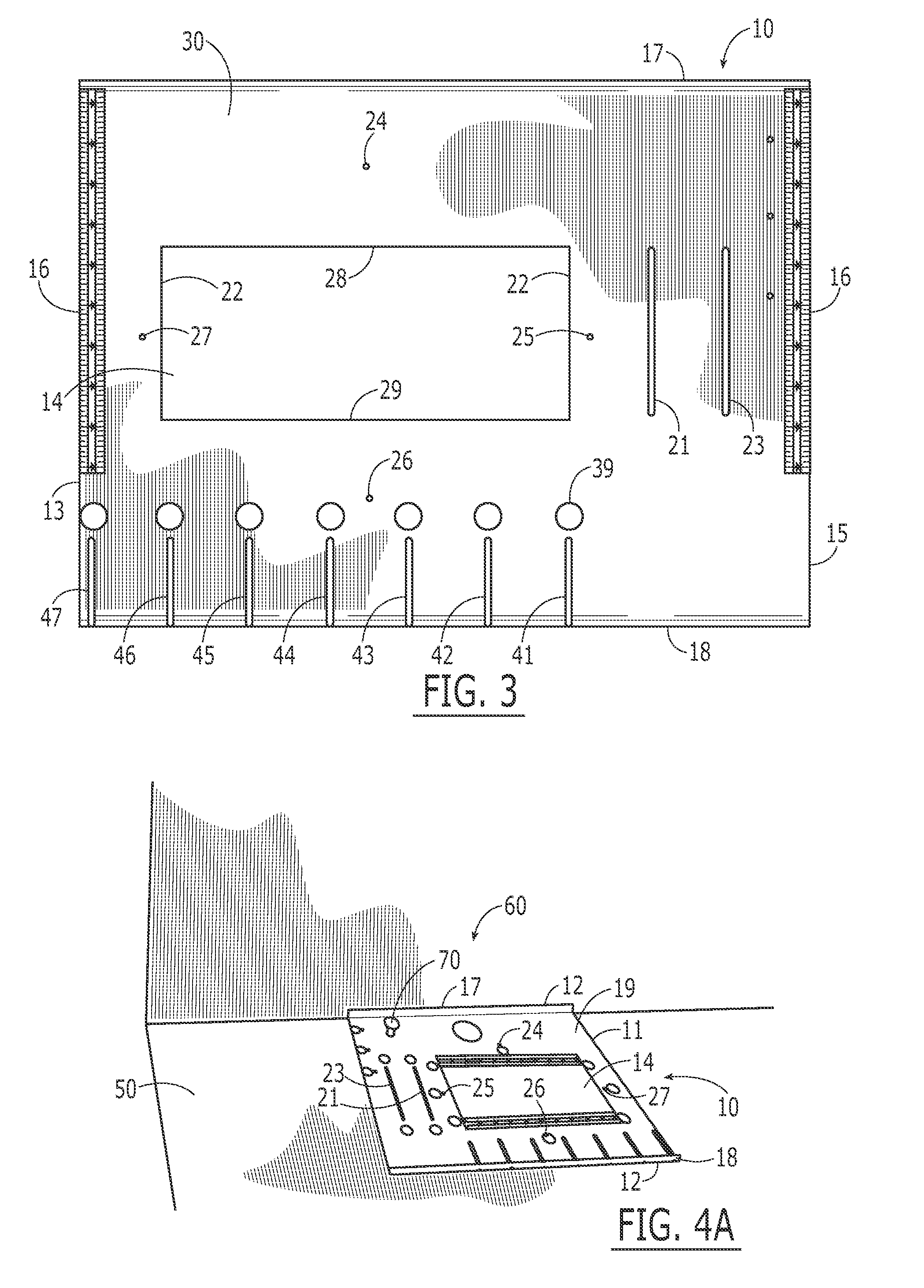 Template for positioning vents or boots for an HVAC system