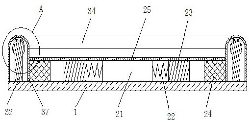 Anti-toppling garment showing stand and working process