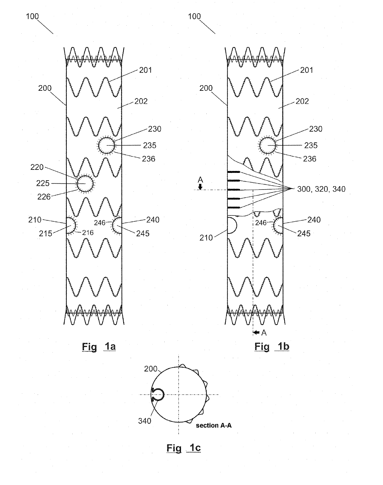 System for branches for endovascular endoprostheses and corresponding endoprosthesis for endovascular treatment of aortic aneurysms or dissections