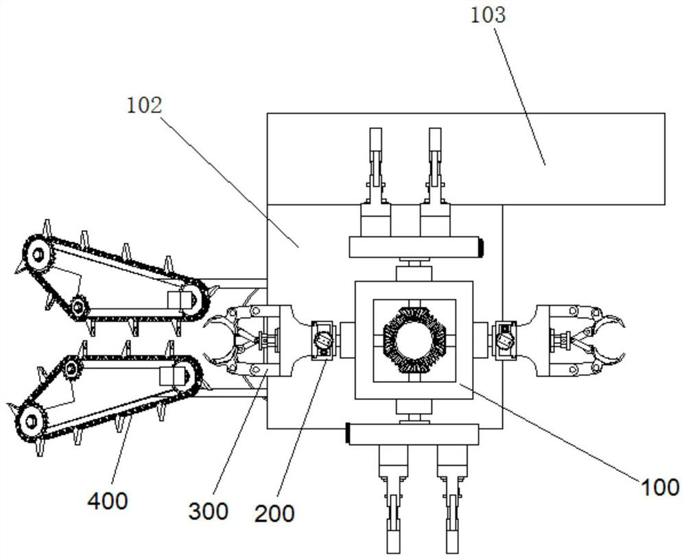 Intelligent grasping and harvesting device for sugarcane harvester and its use method