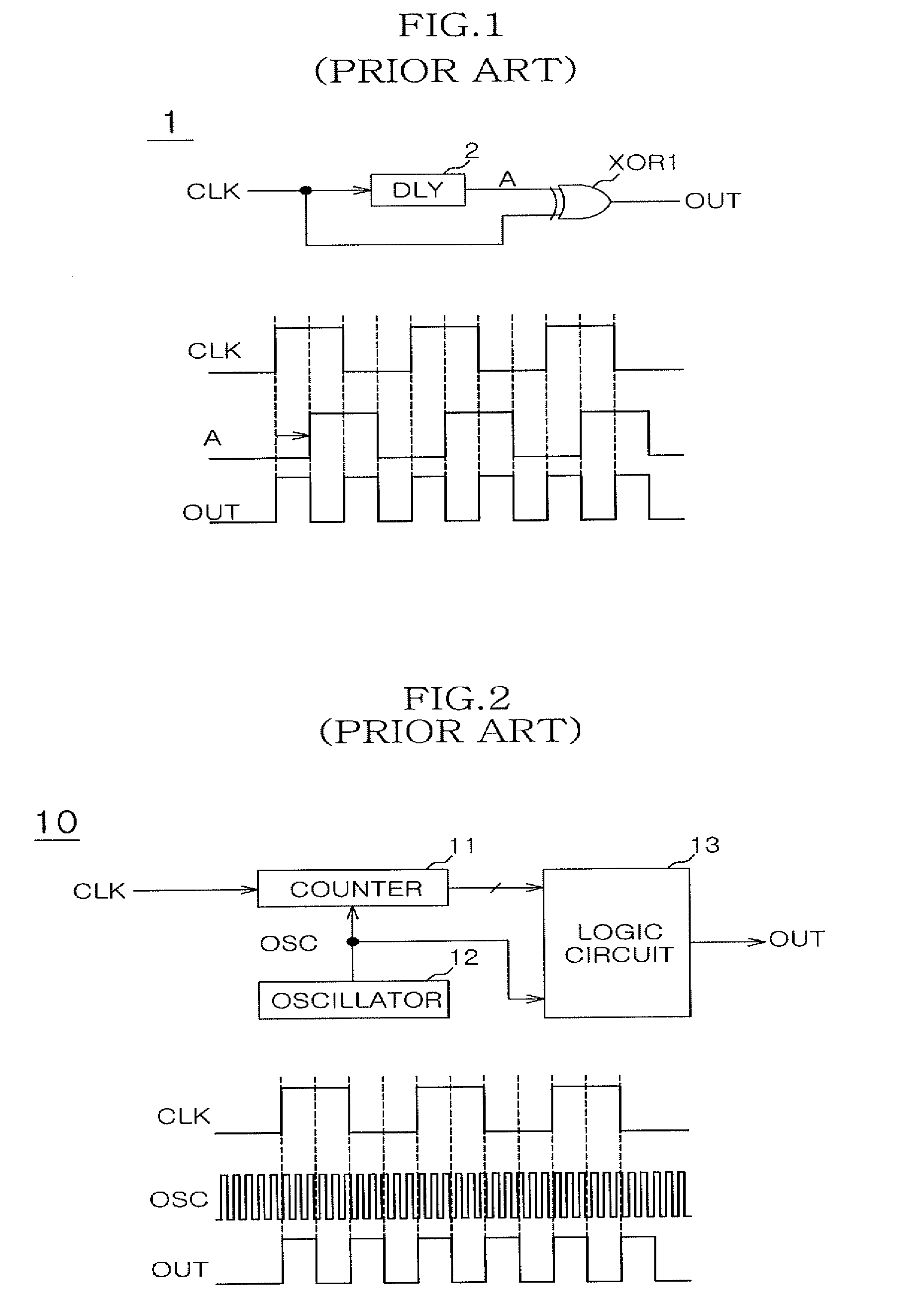 Circuit for changing frequency of a signal and frequency change method thereof