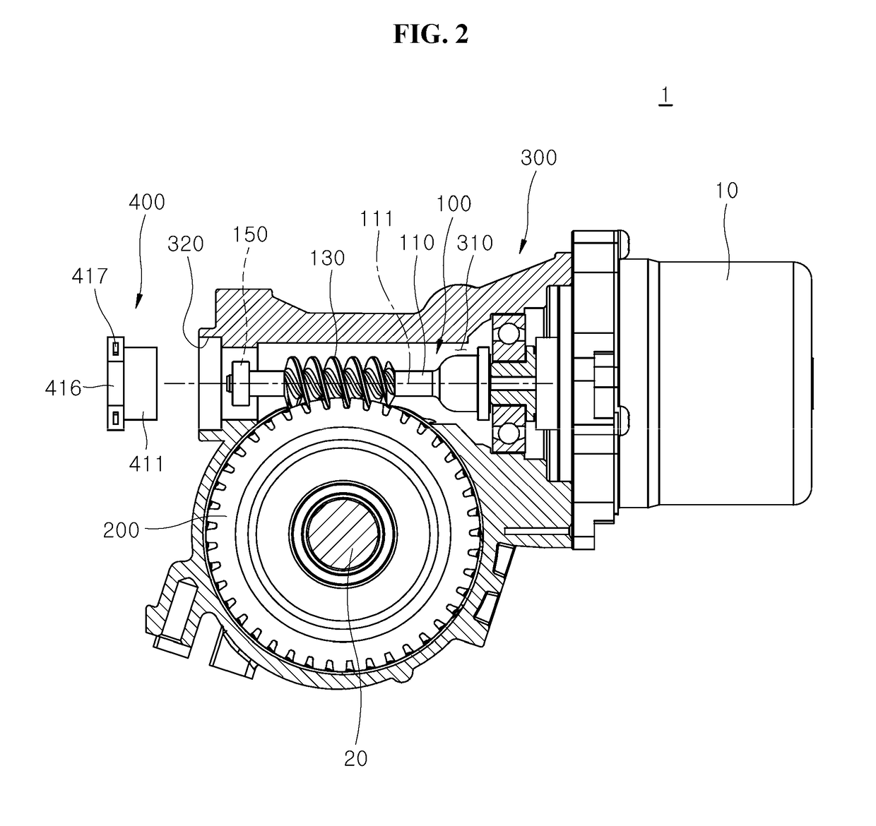 Motor-driven power steering system