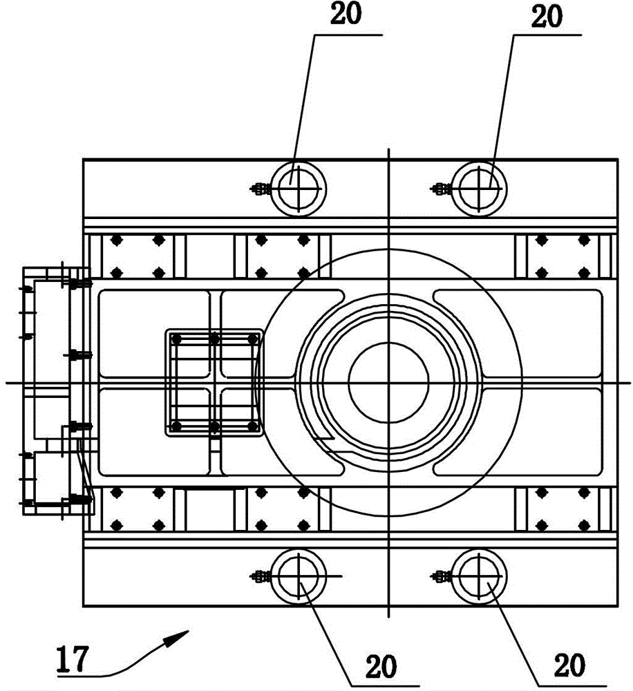 Five-axis numerically-controlled grinding device