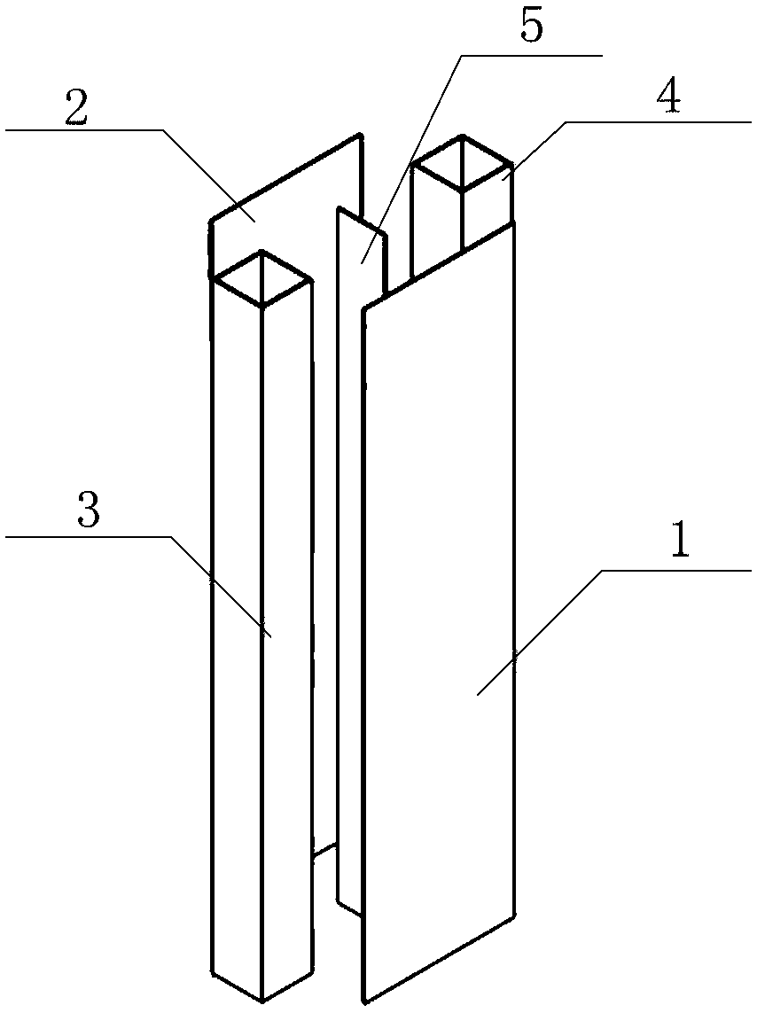 A prefabricated l-shaped special-shaped steel pipe concrete composite column