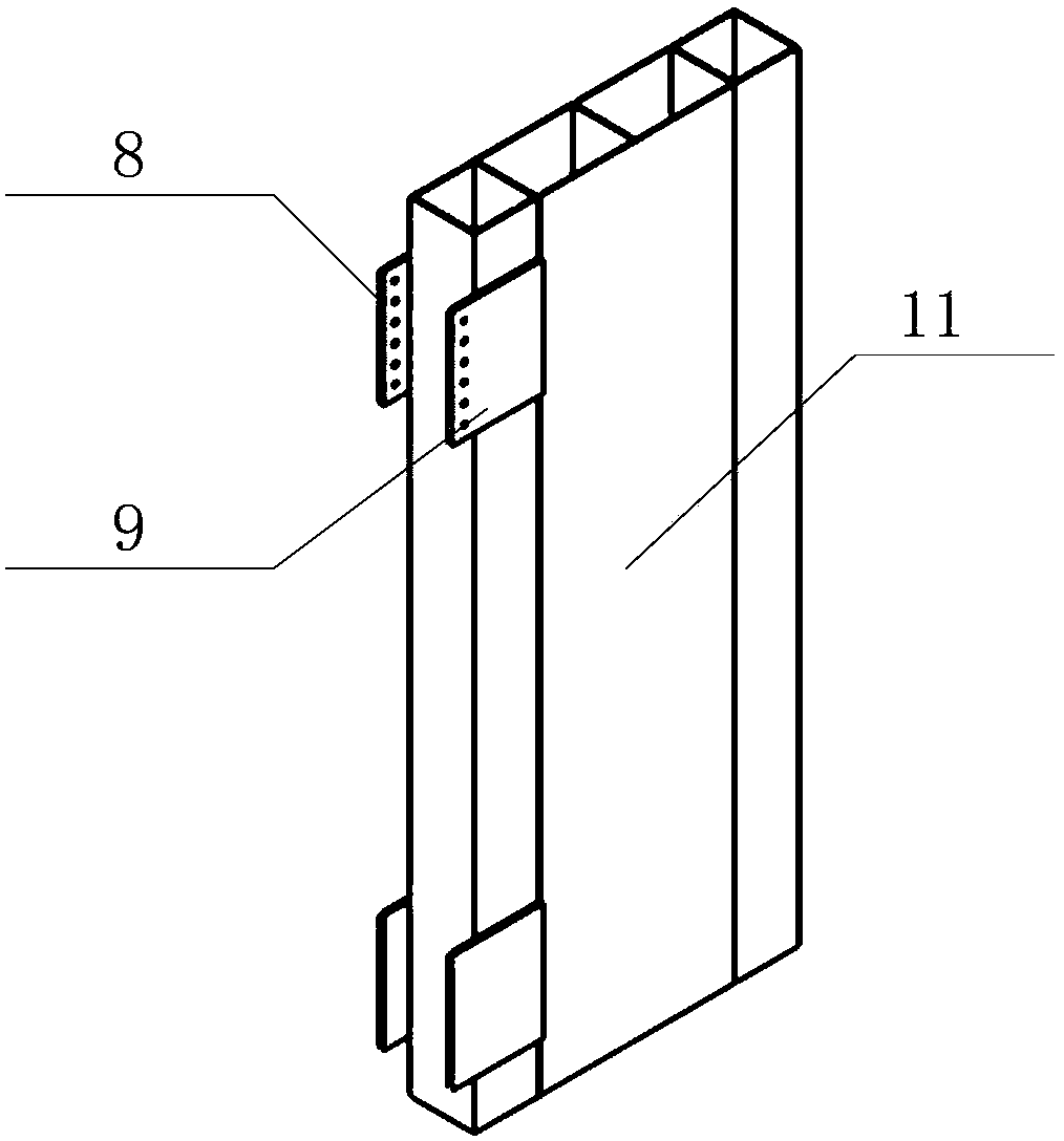 A prefabricated l-shaped special-shaped steel pipe concrete composite column