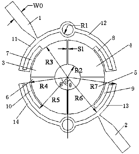 Multi-zero-point compact microstrip filter