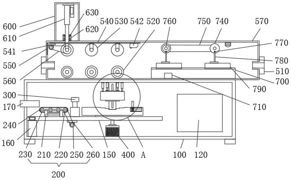 Steel bar bending and straightening conversion device